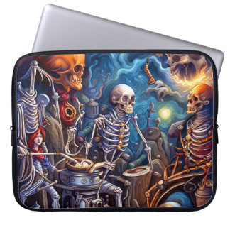 Housse Pour Ordinateur Portable Surreal Skeletons II