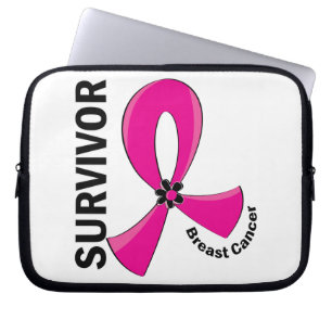 Housse Pour Ordinateur Portable Survivant 12 de cancer du sein