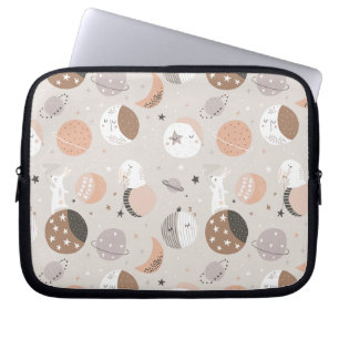 Housse Pour Ordinateur Portable Sweat Dream Bunnies In Space Pattern