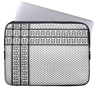Housse Pour Ordinateur Portable Symbole Keffiyeh de la Palestine Motif de résistan