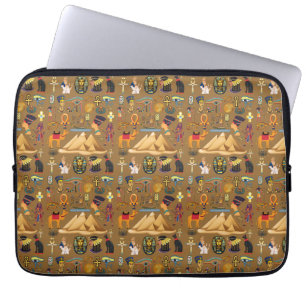 Housse Pour Ordinateur Portable SYMBOLE motif D'HIÉROglyphE ANCIEN