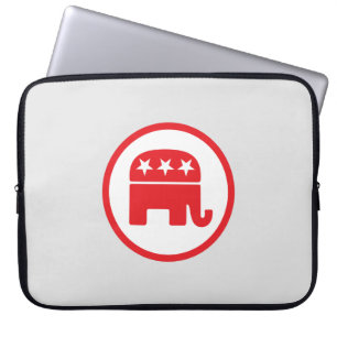 Housse Pour Ordinateur Portable Symbole politique du parti républicain (éléphant)