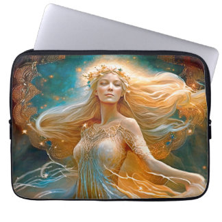 Housse Pour Ordinateur Portable Symbole Virgo Étoile Déesse, Être céleste, Zodiaqu
