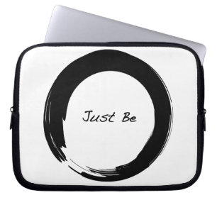 Housse Pour Ordinateur Portable Symbole zen avec "Just Be"