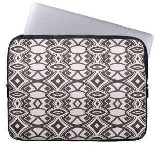 Housse Pour Ordinateur Portable Symétrie diamant et ovale chic