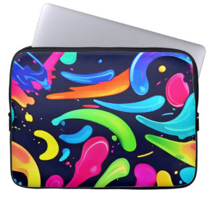 Housse Pour Ordinateur Portable Symphonie de couleurs : un festin visuel