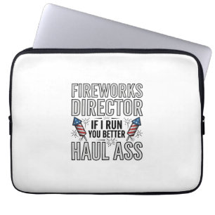 Housse Pour Ordinateur Portable T-shirt citation patriotique drôle directeur de fe
