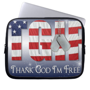 Housse Pour Ordinateur Portable Tags patriotiques
