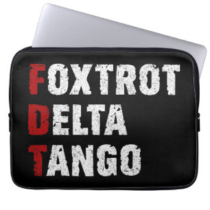 Housse Pour Ordinateur Portable Tango Delta du Foxtrot