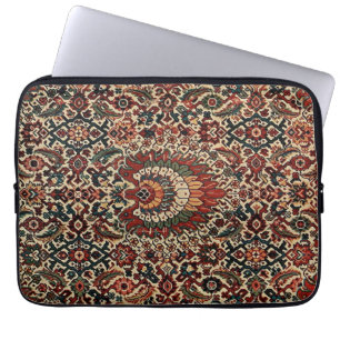Housse Pour Ordinateur Portable Tapis persan turc oriental antique
