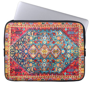 Housse Pour Ordinateur Portable Tapisserie intemporelle : Patrimoine marocain colo