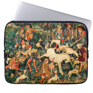 Housse Pour Ordinateur Portable Tapisseries Unicorn Classique médiéval défend la c