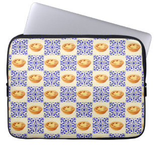 Housse Pour Ordinateur Portable Tarte et carreaux portugais