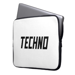 Housse Pour Ordinateur Portable TECHNO Music