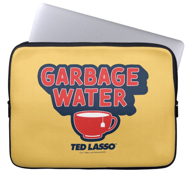 Housse Pour Ordinateur Portable Ted Lasso | Graphique de thé à l'eau des ordures (Devant)
