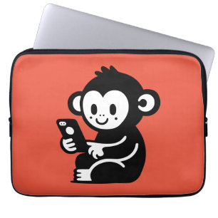 Housse Pour Ordinateur Portable Téléphone singe