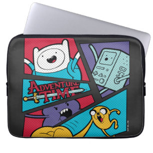 Housse Pour Ordinateur Portable Temps d'aventure Graphique du panneau d'action