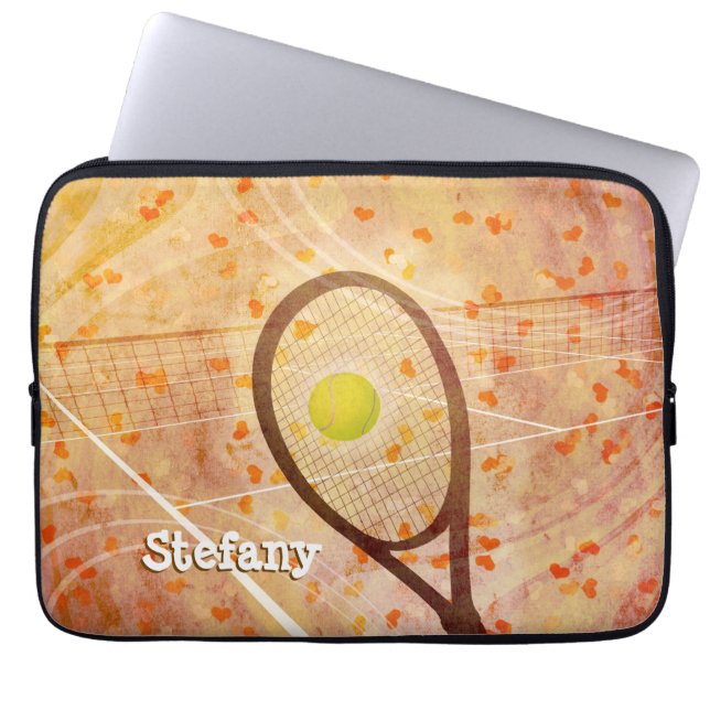 Housse Pour Ordinateur Portable Tennis Love (Devant)