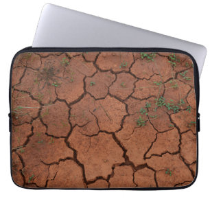 Housse Pour Ordinateur Portable terrain sec et fissuré