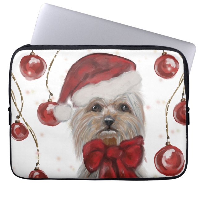 HOUSSE POUR ORDINATEUR PORTABLE TERRIER DU YORKSHIRE  (Devant)