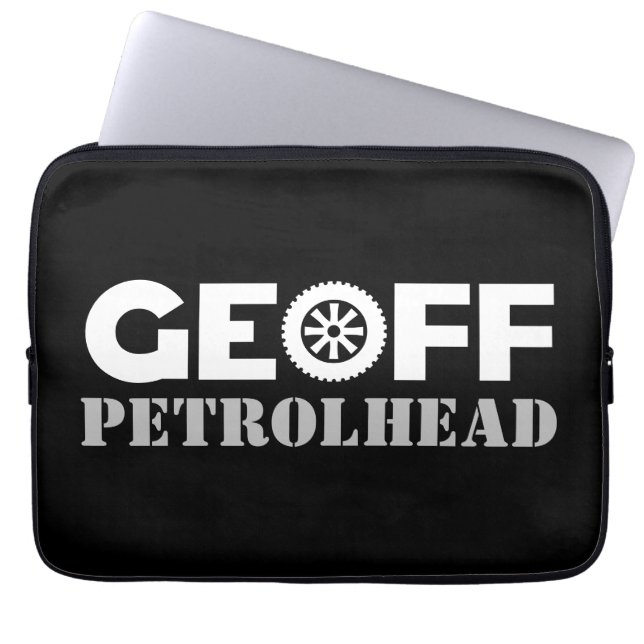 Housse Pour Ordinateur Portable Tête Geoff Petrol (Devant)