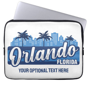 Housse Pour Ordinateur Portable Texte personnalisé Orlando Floride