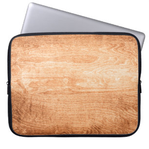 Housse Pour Ordinateur Portable texture bois foncé surface arrière - plan avec vie