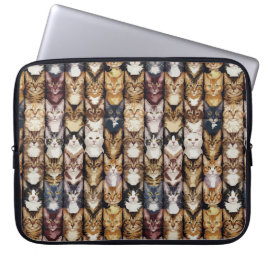 Housse Pour Ordinateur Portable Texture des chats