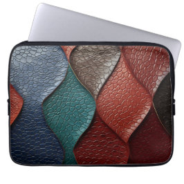 Housse Pour Ordinateur Portable Texture en cuir artistique