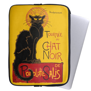 Housse Pour Ordinateur Portable Theophile Steinlen - Le Conversation Noir Vintage