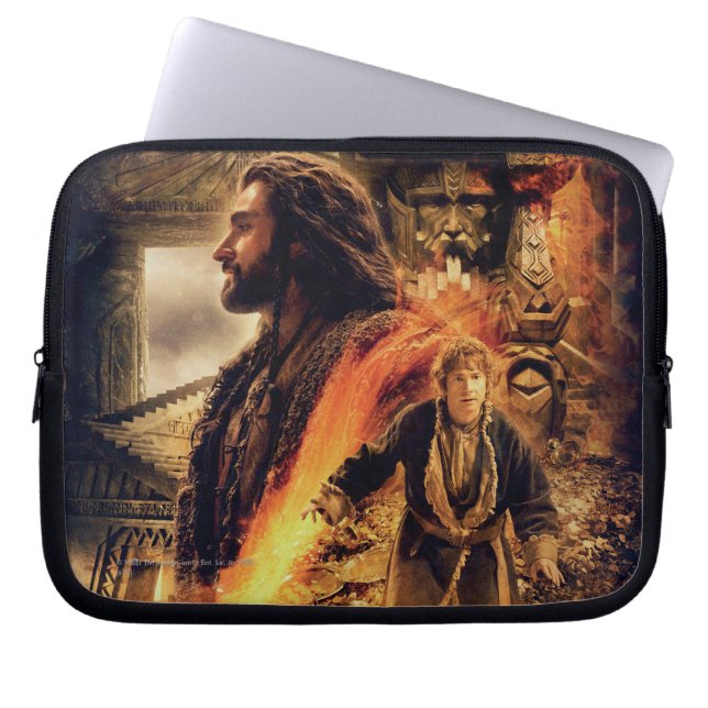 Housse Pour Ordinateur Portable THORIN OAKENSHIELD™ et BILBO BAGGINS™ à Erebor (Devant)