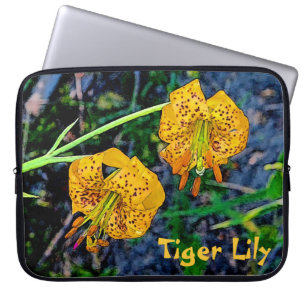 Housse Pour Ordinateur Portable Tiger Lily