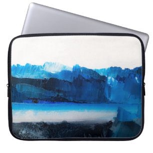 Housse Pour Ordinateur Portable Toile Abstraite : Texture Art Moderne.