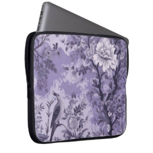 Housse Pour Ordinateur Portable Toile violette de Fleur