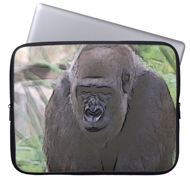 Housse Pour Ordinateur Portable toony Gorilla (Devant)