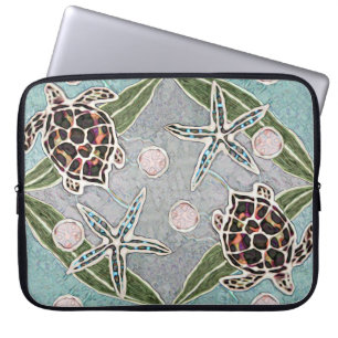 Housse Pour Ordinateur Portable Tortues de mer et douille d'ordinateur portable de