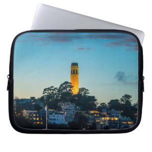 Housse Pour Ordinateur Portable Tour Coit San Francisco – Photographie de ciel Art