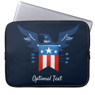 Housse Pour Ordinateur Portable Tout American Eagle & Flag Patriotic