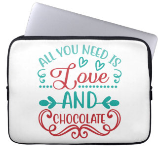 Housse Pour Ordinateur Portable Tout ce dont vous avez besoin est l'amour et le ch
