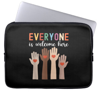 Housse Pour Ordinateur Portable Tout Le Monde Est Le Bienvenu Ici Enseignant Idaho