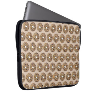Housse Pour Ordinateur Portable Tout Pavot Sésame Graine Bagel Petit déjeuner
