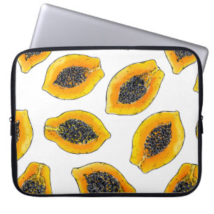 Housse Pour Ordinateur Portable Tranches de Papaya