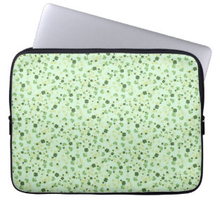 Housse Pour Ordinateur Portable Trèfles à quatre feuilles verts pour la Saint-Patr