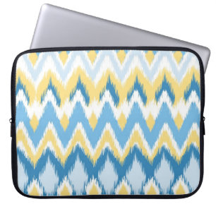 Housse Pour Ordinateur Portable Tribal aztèque chevron zig zag rayures ikat motif