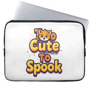Housse Pour Ordinateur Portable Trop mignon Pour Parler Chat