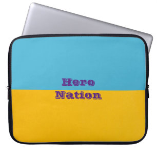 Housse Pour Ordinateur Portable Ukraine couleurs Neoprène Portable Sleeve 15 pouce