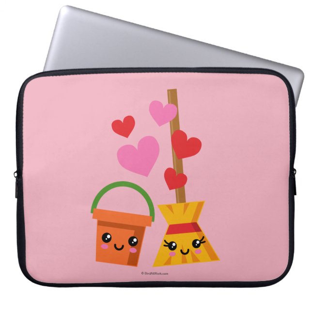 Housse Pour Ordinateur Portable Un amour durable (Devant)