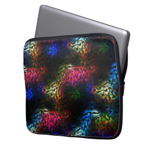 Housse Pour Ordinateur Portable Un cerveau ou un intestin alien coloré et flashy ?