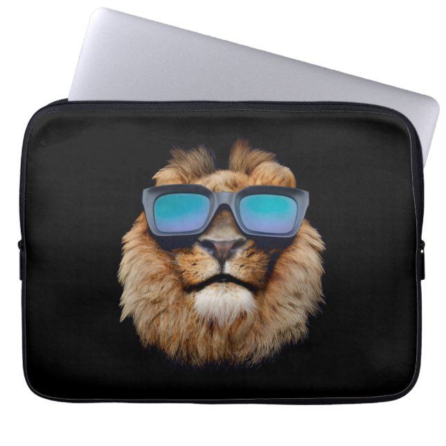 Housse Pour Ordinateur Portable Un chat cool (Devant)