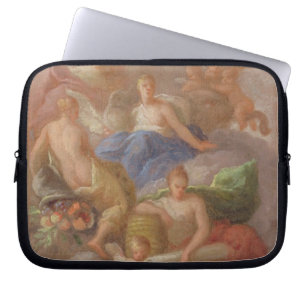 Housse Pour Ordinateur Portable Un croquis de gratitude couronné par paix, avec